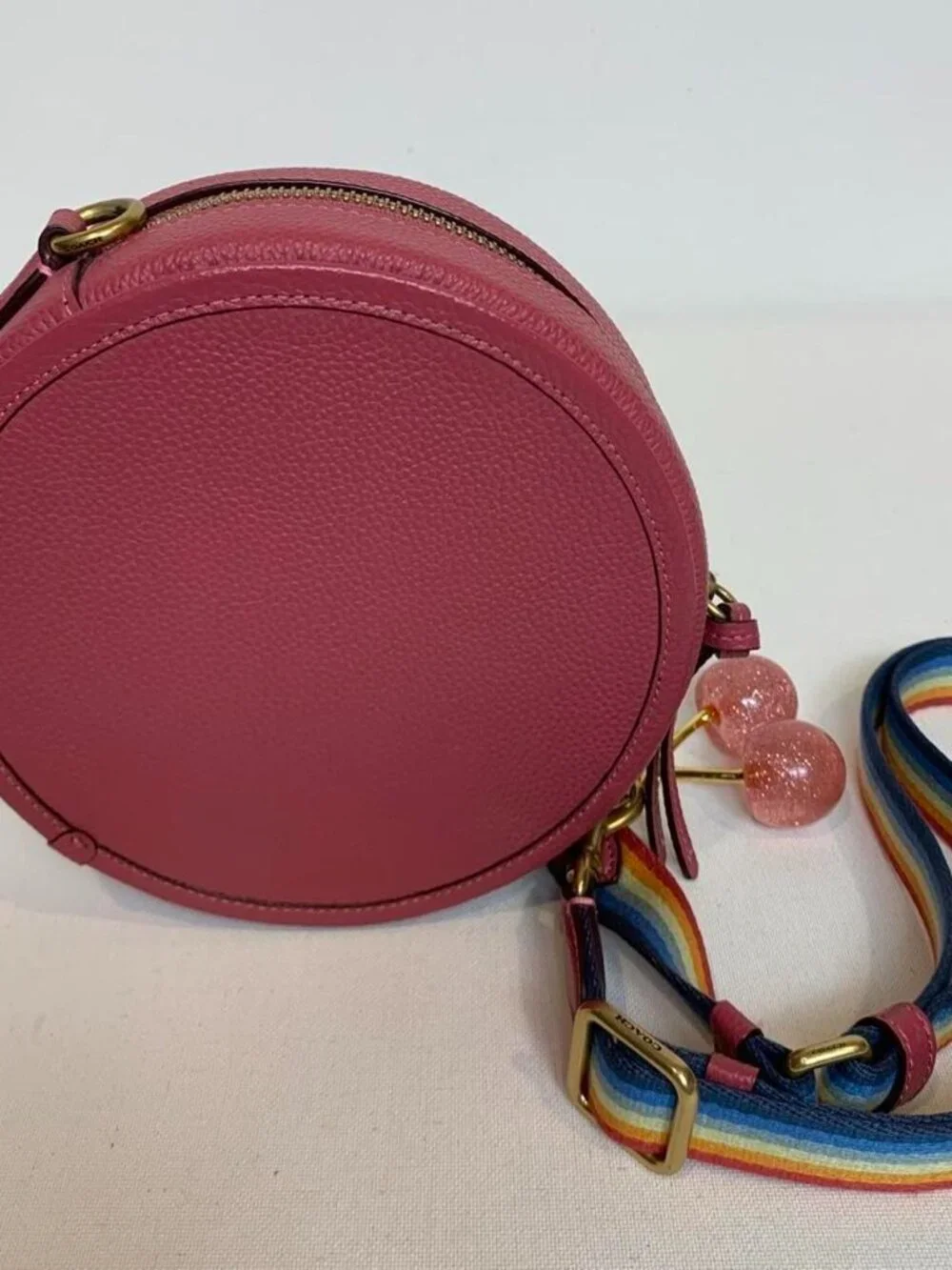 Coach pink leather